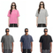 in-Stock Snow Washed Cotton Tee for Commercial Custom Logo Embroidery DTG Business Use