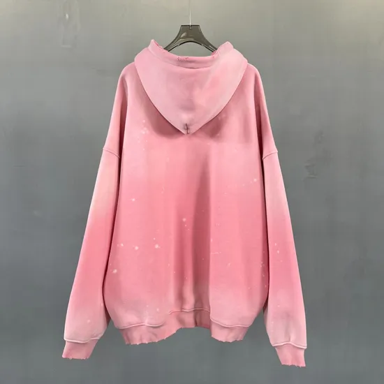 All Season Splatter Washed Hoodie Custom Logo Print Bulk Brand Cooperation