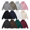 Fleece Lined No Drawstring Thick Hoodie 12 Colors Custom Logo Wholesale Service