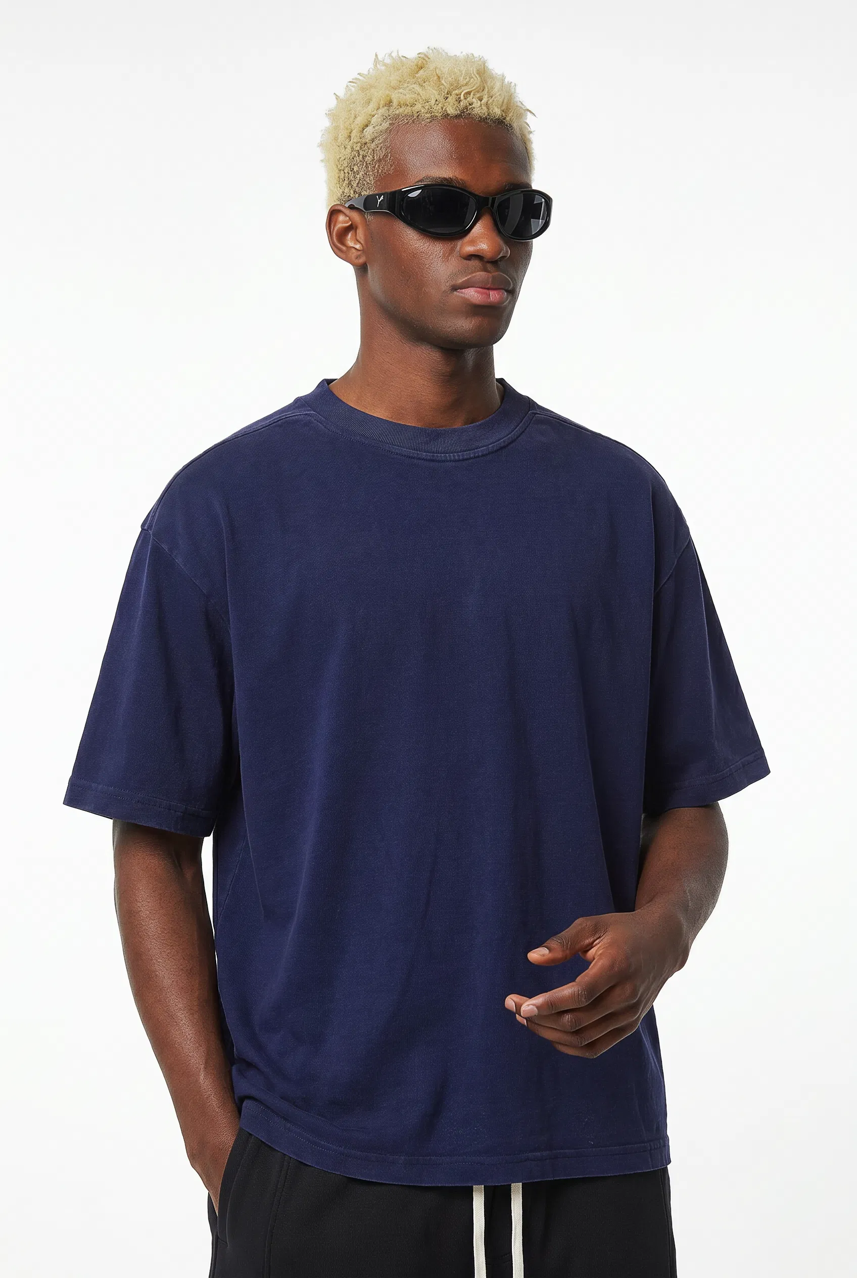 Oversized Retro High Street Cotton T-Shirt Custom DTG Design for Worldwide Wholesale Purchasers