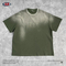 Retro Gradient Cotton T-Shirt Allows Batch Custom Logo Embroidery and DTG Service