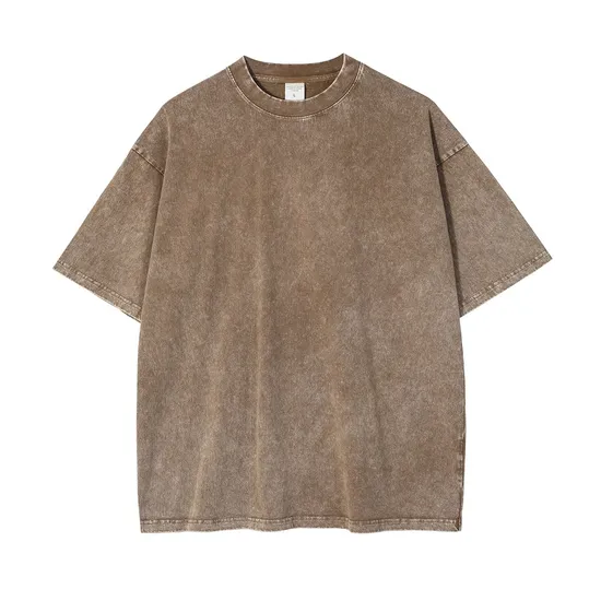 Breathable Pure Cotton Crew Neck Tee for Private DTG Digital Print Custom Production