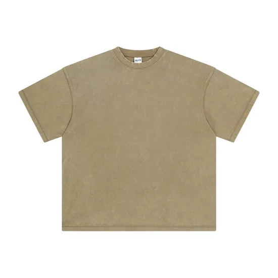 Unisex Hip Hop Distressed Washed Cotton T-Shirt Accept Brand Customization for Global
