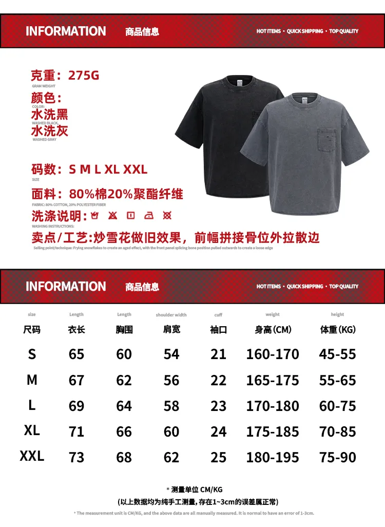 Vintage Blank Pocket T-Shirt Accepts Custom Design DTG Print for Global Bulk Clothing Buyers