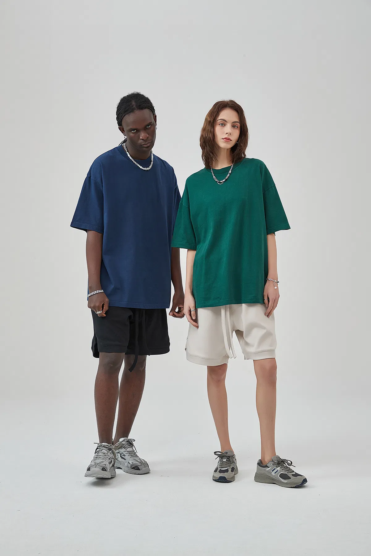 Unisex Hip Hop Loose Washed Cotton T-Shirt Accept Brand Custom for Global Clothing Wholesalers