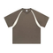 Breathable Cool Pure Cotton Contrast Raglan T-Shirt Make Custom Brand Logo DTG Embroidery Wholesale Service