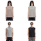 Distressed Washed Raw Cut Armhole Tank Top Streetwear Basic Sleeveless Tee
