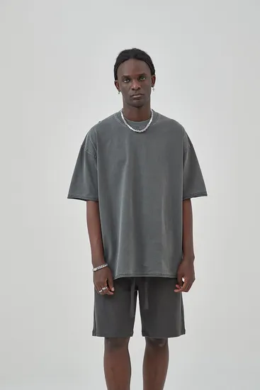 Eutral Tone Cotton Tee Allows Small Batch Custom Embroidery and DTG Service