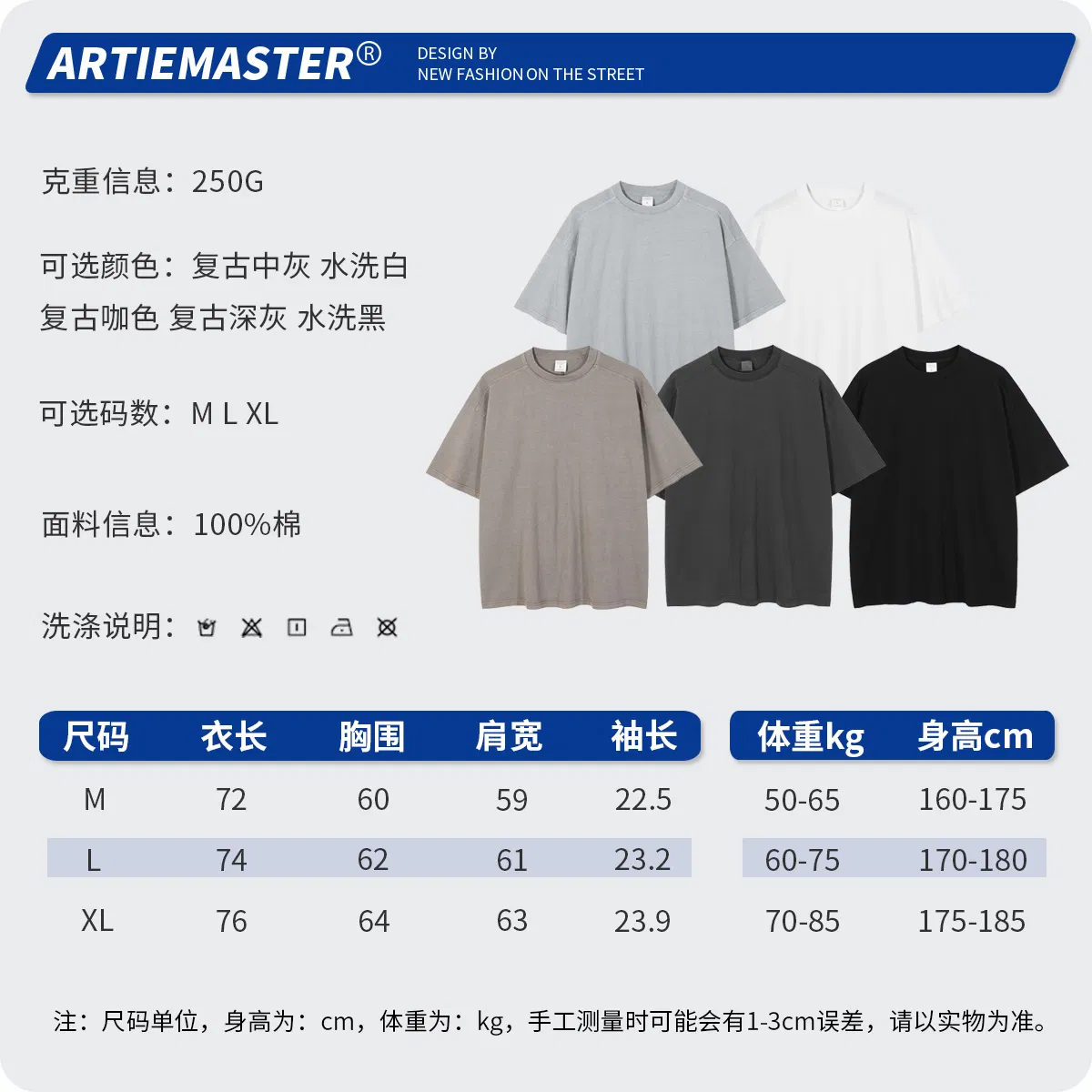 Daily Urban Street Distressed Cotton T-Shirt Custom DTG Design for Worldwide Wholesale Business Clients
