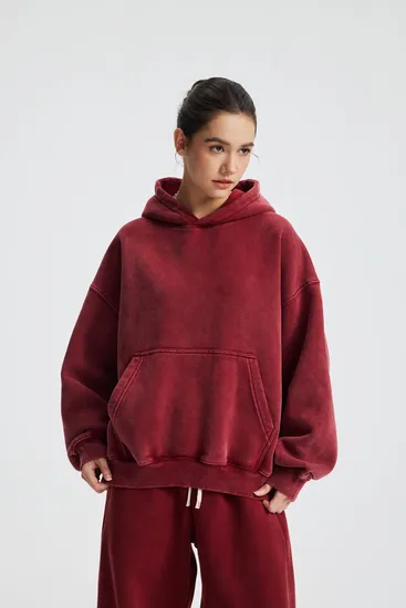 Unisex Oversized Boxy Cropped Hoodie Personal Custom Logo Factory Direct Bulk Sale