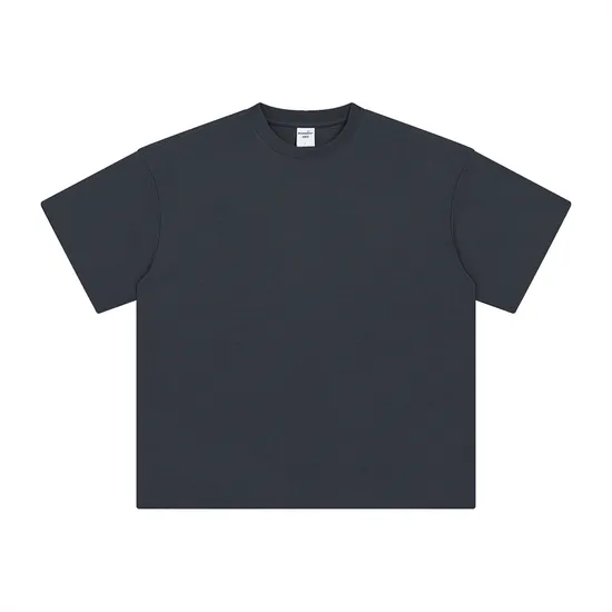 Breathable Cotton Casual T-Shirt Accept Personalized DTG Print and Embroidery Customization
