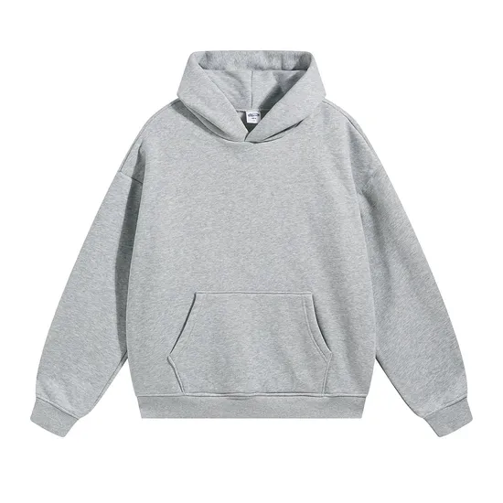 Thick No Shedding Polar Fleece Hoodie Custom DTG Print Stable Stock Bulk