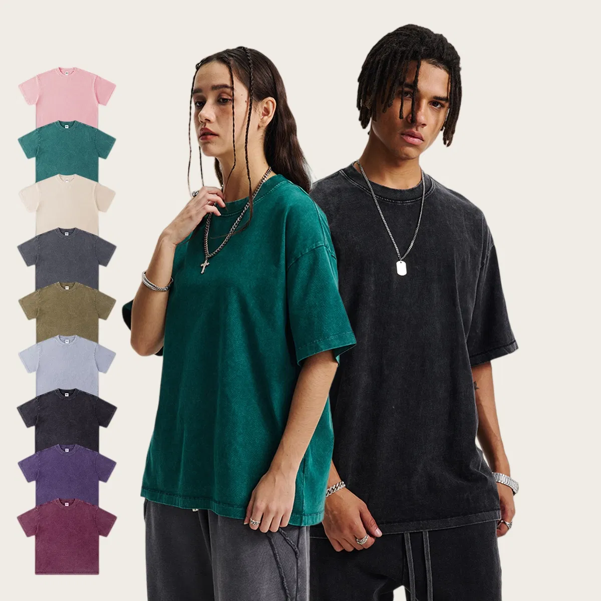 Blank Distressed Splash Print Cotton T-Shirt Accept Custom Design DTG Print for Global Bulk Buyers