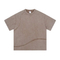 Blank Distressed Cut Detail Crew T-Shirt Custom Graphic DTG Embroidery Apparel Bulk OEM Supplier Service