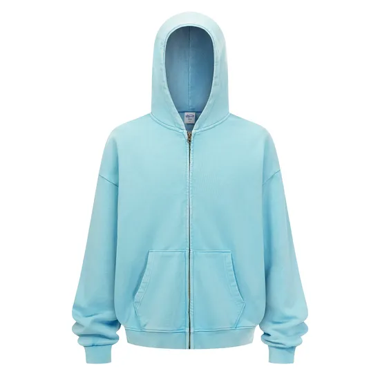 Unisex Oversized Blank Zip Hoody Personal Custom Logo Dtf Print Factory Direct Bulk Sale