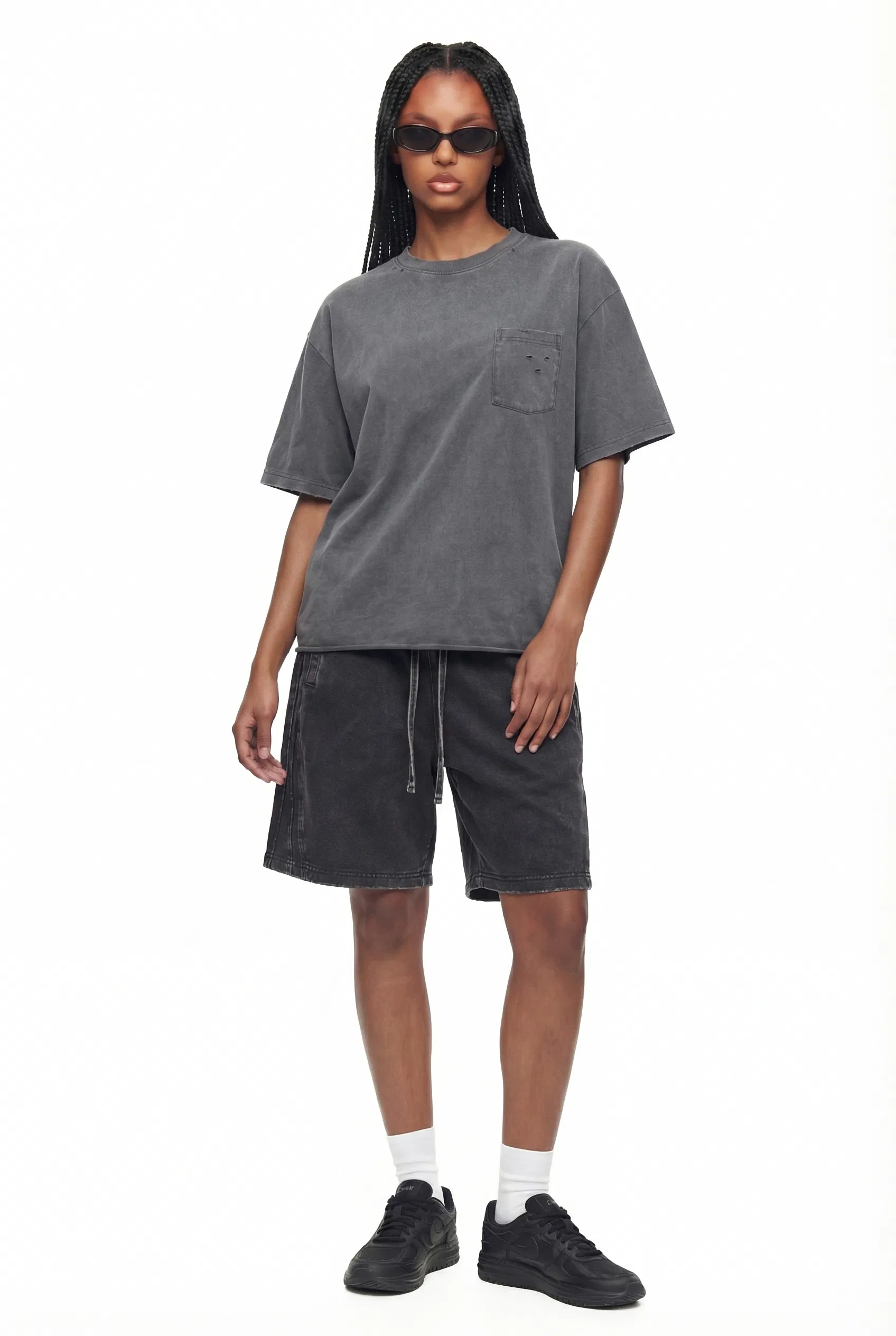 Vintage Blank Pocket T-Shirt Accepts Custom Design DTG Print for Global Bulk Clothing Buyers