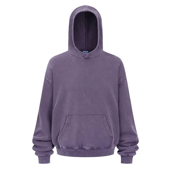 Soft Washed Wax Dyed Hoodie DIY Custom Artwork Embroidery Bulk in Stock