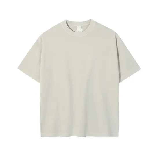 Unisex Hip Hop Loose Washed Cotton T-Shirt Accept Brand Custom for Global Clothing Wholesalers