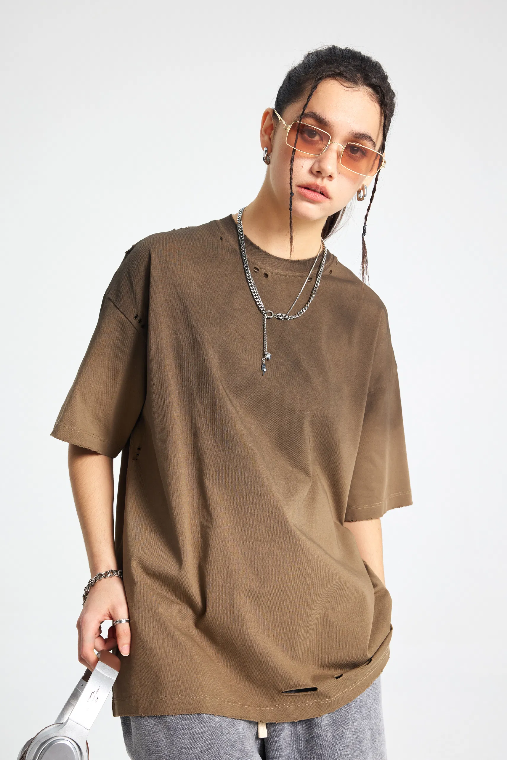 High-Quality Vintage Washed Cotton Blank T-Shirt Bulk Wholesale for Custom Embroidery and Printing Business