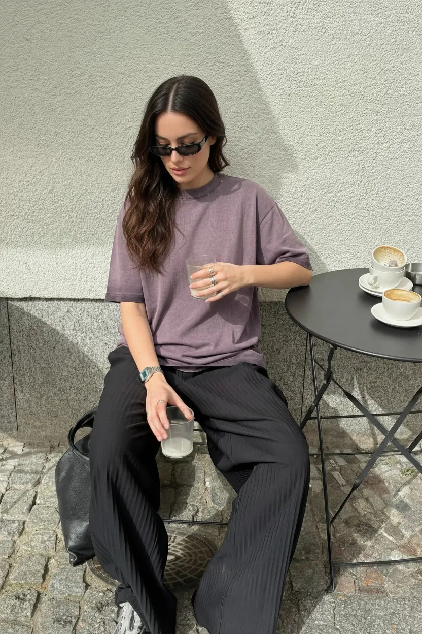 Distressed Edge Cotton Tees Accept Custom Logo DTG Embroidery Bulk Purchase Wholesale