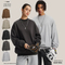 Heavyweight Cotton Extra Long Sleeve Crewneck Sweatshirt Custom Logo Dtf Embroidery Bulk Wholesale