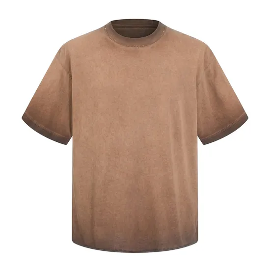 Streetwear Loose Cotton Tees Custom Graphic Embroidery DTG Bulk Stock Wholesale